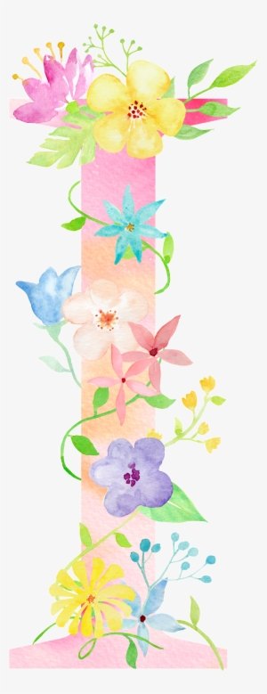 flower: Watercolor Wreath Flower Png Fondo Transparente