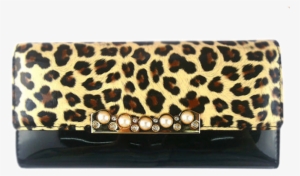 Zumeet Women's Leopard Pattern Mock Leather Wallet #2499991