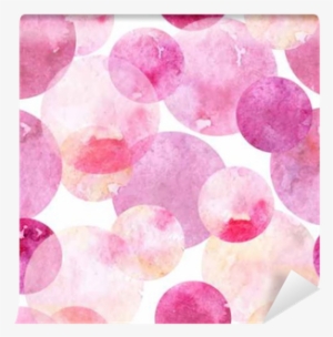 Watercolor Vector Pink Circle Ball Seamless Pattern - Sony Xperia #250132