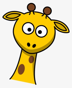 Cartoon Giraffe Head Clip Art Library Png - Giraffe Face Drawing ...