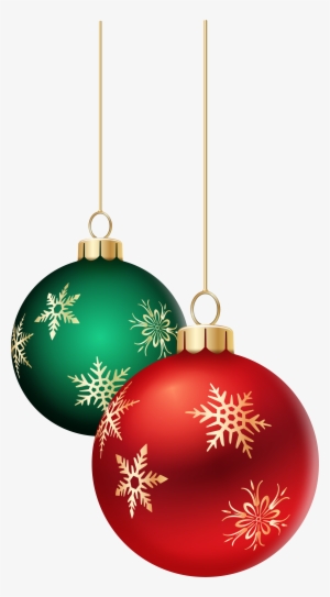 Clip Art Free Library Hanging Balls Transparent Png - Transparent Christmas Art #250428