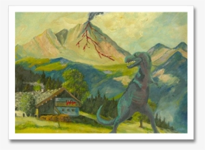 Altered Art Monday » Dinosaur - Thrift Store Art Altered #250469