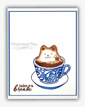 The Top And Bottom Rims Of The Cup Are Colored With - Cardmaking #250902