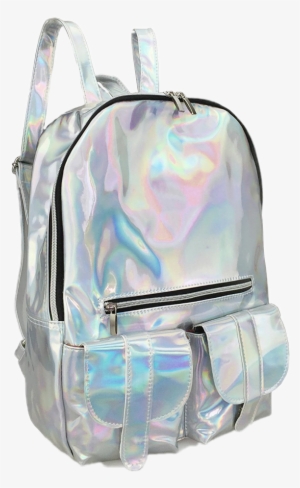 Holographic Tumblr Vaporwave Png Pngtumblr Pngs Holo - Hoxis Gammaray Rainbow Hologram Backpack Bling Glitter #251087