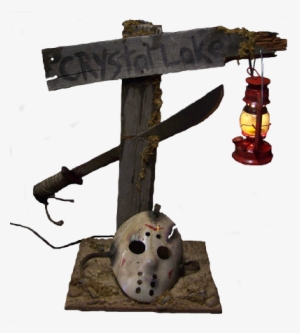 Just Over 27” High And A 14” X 14” Base, This Display - Friday The 13th Jason Display #251354