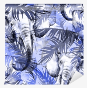 Watercolor Exotic Seamless Pattern - Watercolor Painting #251385