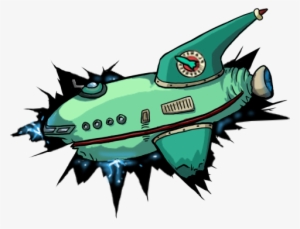 Science Fiction Clipart Crashed Spaceship - Planet Express Ship Crash #251565 Science Fiction Clipart Crashed Spaceship - Planet Express Ship Crash #251565