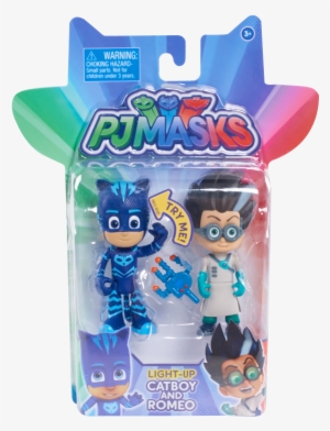 Pj Masks 2pk Light Up Hero Vs - Pj Mask Romeo Toy #251660