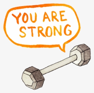 Encouragements Messages Sticker-8 - Weights #251683