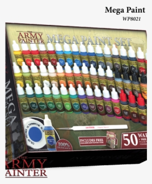 Warpaints Mega Paint Set - Army Painter Warpaints Mega Paint Set #252536