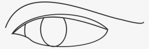 Eye Line Drawing Icons Png - Line Drawing Of An Eye #252847