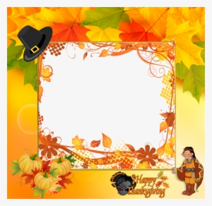 Happy Thanksgiving Frames Clipart Borders And Frames - Happy Thanksgiving Picture Frame #252868