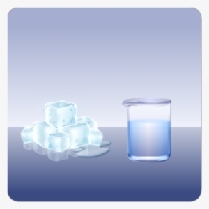 Ice Cube And Beaker - Ice Cubes In A Beaker #253257