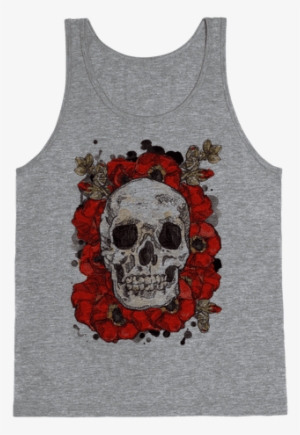 Skull On A Bed Of Poppies - That's Not Sweat I M Leaking Awesome #253556