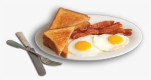 Transparent Images Pluspng Classic - 2 Eggs Bacon And Toast #253597