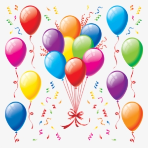 Birthday Balloons - Birthday Cake And Balloons Clipart #253613