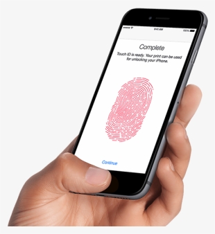 Phone In Hand Png - Iphone Touch Id #253771