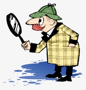 Inspector In Puddle - Grounded Theory Research Clip Art #253887