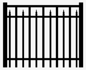 Curved Gate Curved Top Rail Gate Single Aluminum Gate - Vector Graphics #253982