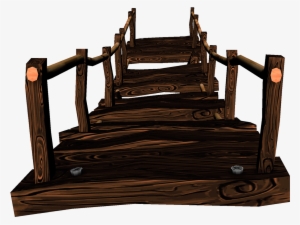 Wooden Bridge Png Transparent Image - Bed Frame #254100