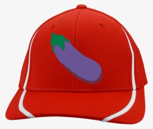 Eggplant Emoji Stc16 Sport-tek Flexfit Colorblock Cap #254602