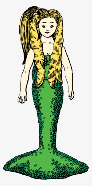 This Free Icons Png Design Of Mermaid With Blonde Hair #254624