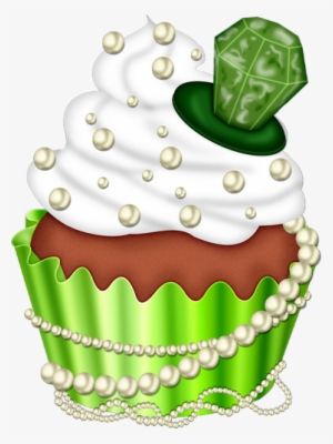 Cupcake Vert ♧ Green Cupcake Png ♧ - Saint Patrick #254907