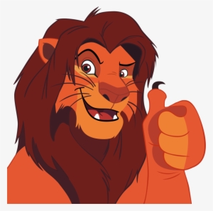 Small Thumbs Up Clipart - Lion King Simba Png #255158