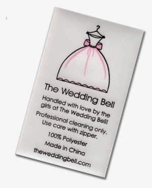 Printed Satin Label - Label #255253