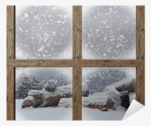 Winter Outdoors View With Firewood Pile From Wooden #255407