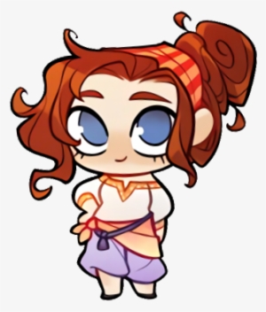 Chibi Sticker Transparent Portia - Portia Arcana #256069