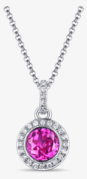 Necklaces - Blue Topaz Pendant Necklace #256899