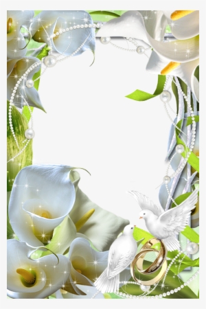 Beautiful Flowers Wedding Transpa Frame Gallery Yoville #257357