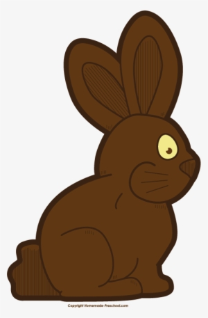 Cute - Chocolate Easter Bunny Clipart #257753
