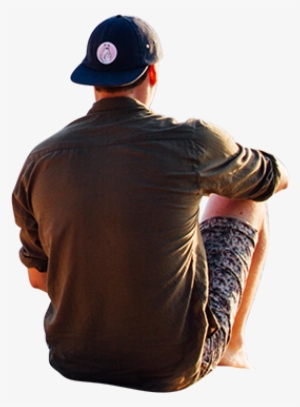 Man Sitting Png Cutout Image - People Sitting Png #257776