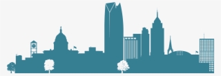 Skyline Illustration - Okc Skyline Silhouette Png #258127