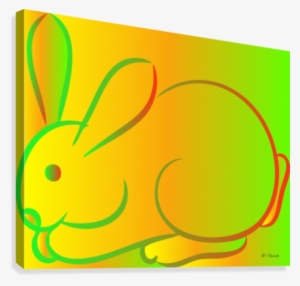 Sharpy The Rabbit Canvas Print #258370