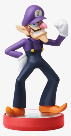 Super Mario Bros - Waluigi Amiibo Png #258681