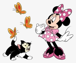 Minnie, Figaro, - Figaro Minnie Mouse Png #258791