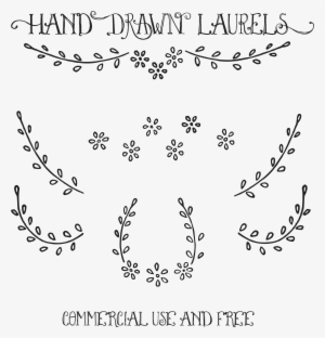 Royalty Free Images Hand Drawn - Hand Drawn Laurels Png #259025