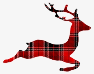 Buffalo Plaid Reindeer, Deer, Lumberjack - Deer #259069