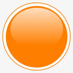 Glossy Orange Circle Button Svg Clip Arts 600 X 600 #259214