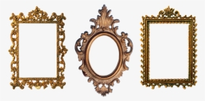 Frame, Carved, Gold, Design, Filigreed - Ornate Picture Frame #259358