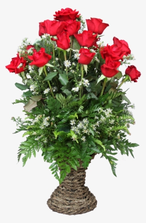 Kithul Vase With 20 Red Roses - Text #2500475