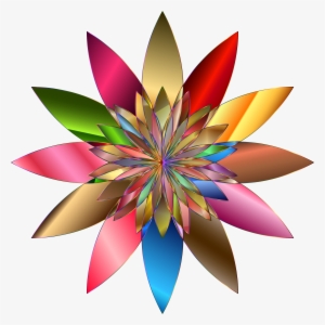 This Free Icons Png Design Of Chromatic Flower 2 No #2501527