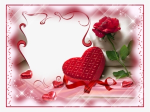 Love Png Frame Source - Marco Para Foto De Corazon #2501548