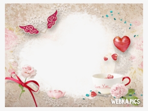 Wallpaper Frame Love - Png Photo Frame Love #2501593