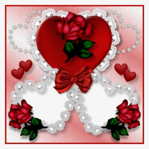 Transpa Double Love Hearts Photo Frame - Double Heart Photo Frame #2501809