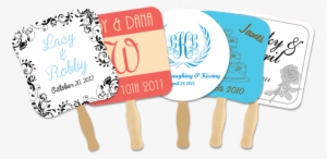 Custom Hand Fans Wedding Hand Fans - Types Of Nigerian Wedding Souvenirs #2502007