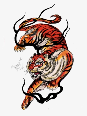 Tiger Tattoos Png Free Download - Tiger Tattoo Images Hd #2502145